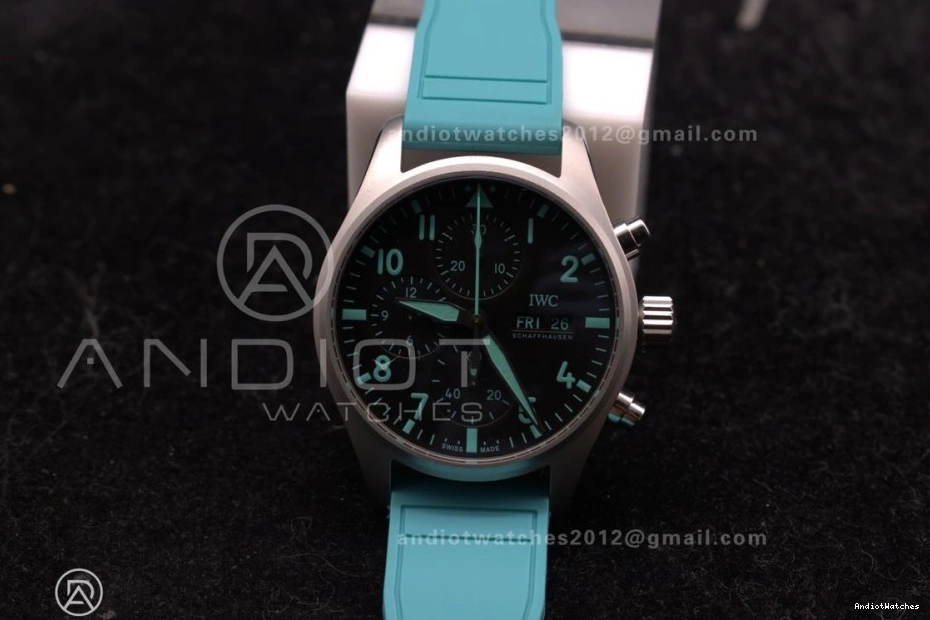 Petronas Green TW ONE IWC 2023 Factory  1:1 496 FORMULA Mercedes-AMG TEAM  Chronograph Best Durable IW388106 0517
